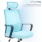 Купить Кресло офисное Officepro Harmony OC310-B-BL-BL Black/Blue в Киеве с доставкой по Украине | vincom.com.ua Фото 7