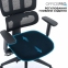 Купить Кресло офисное Officepro Skyline OC580-B-B-B Black в Киеве с доставкой по Украине | vincom.com.ua Фото 9