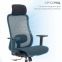 Купить Кресло офисное Officepro Wave OC670-B-B-B Black в Киеве с доставкой по Украине | vincom.com.ua Фото 10