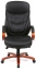 Купити Крісло офісне Аклас Валенсия Soft EX MB (шкіра LC-A Black/PU Black) у Києві з доставкою по Україні | vincom.com.ua Фото 0