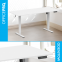 Купити Стіл комп'ютерний OfficePro ODE1670WB White/Black з електрорегулюванням висоти у Києві з доставкою по Україні | vincom.com.ua Фото 10