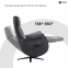 Купить Кресло-реклайнер Qlab RC300B Leather Black в Киеве с доставкой по Украине | vincom.com.ua Фото 8