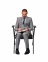 Купить Стул офисный Krislalux H-08 Black Armrest Wheels в Киеве с доставкой по Украине | vincom.com.ua Фото 8