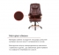Купить Кресло офисное Аклас Монсан ANF (PU Dark brown) в Киеве с доставкой по Украине | vincom.com.ua Фото 24