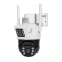 Купить IP PTZ-видеокамера автономная с WiFi и солнечной панелью 2Mp+2Mp Light Vision VLC-9192IG/2C (Solar) White f=4mm, на аккумуляторных батареях в Киеве с доставкой по Украине | vincom.com.ua Фото 4