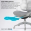 Купити Крісло офісне OfficePro OC950G Grey у Києві з доставкою по Україні | vincom.com.ua Фото 9