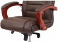 Купить Кресло офисное Аклас Гаспар ЕХ МB Кожа LC-K Dark brown в Киеве с доставкой по Украине | vincom.com.ua Фото 3
