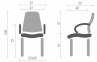 Купить Офисное кресло для конференций Новый Стиль Galaxy steel CFA LB chrome в Киеве с доставкой по Украине | vincom.com.ua Фото 0