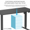 Купити Комп'ютерний стіл OfficePro ODE1470B Black у Києві з доставкою по Україні | vincom.com.ua Фото 9