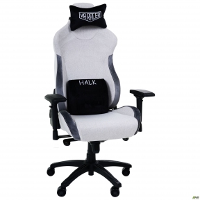 Купить Кресло геймерское AMF VR Racer Textile Halk серый в Киеве с доставкой по Украине | vincom.com.ua