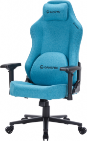 Купити Крісло геймерське GamePro FGC750G Size L Fabric Light Blue у Києві з доставкою по Україні | vincom.com.ua