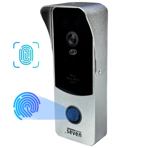Купити Виклична панель домофону з вбудованим контролером SEVEN CP-7508 FHD silver у Києві з доставкою по Україні | vincom.com.ua
