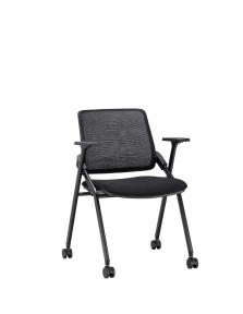 Купить Стул офисный Krislalux H-08 Black Armrest Wheels в Киеве с доставкой по Украине | vincom.com.ua