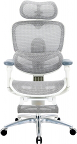Купить Кресло офисное SIHOO DORO C300 LITE V2 White with footrest в Киеве с доставкой по Украине | vincom.com.ua