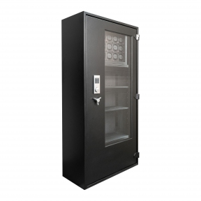 Купить Сейф взломостойкий Griffon GD.840.ET.W GLASS COMBI BLACK в Киеве с доставкой по Украине | vincom.com.ua