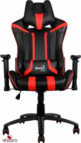 Купить Кресло AeroCool AC120BR Gaming Chair Black-Red в Киеве с доставкой по Украине | vincom.com.ua