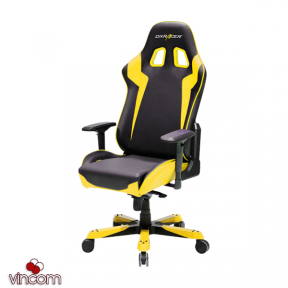 Купить Кресло геймерское DXRacer King OH/KS00/NY Black/Yellow в Киеве с доставкой по Украине | vincom.com.ua