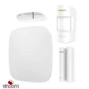 Купить Комплект беспроводной GSM сигнализации Ajax StarterKit white в Киеве с доставкой по Украине | vincom.com.ua