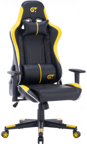 Купити Крісло геймерське GT Racer X-2528 Black/Yellow у Києві з доставкою по Україні | vincom.com.ua