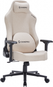 Купити Ігрове крісло GamePro FGC750G Size L Fabric Beige у Києві з доставкою по Україні | vincom.com.ua