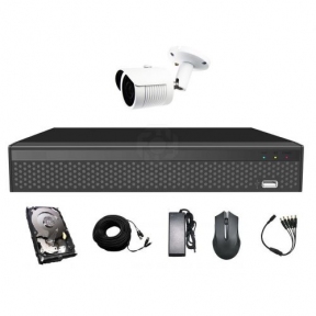 Купить Комплект видеонаблюдения CoVi Security AHD-1W 5MP MasterKit + HDD500 в Киеве с доставкой по Украине | vincom.com.ua