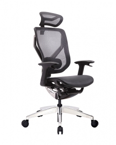 Купити Крісло офісне GT Chair Vida V7-X Bright Black у Києві з доставкою по Україні | vincom.com.ua