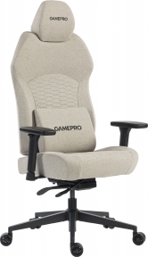 Купить Кресло геймерское GamePro GC760LG Light Grey Fabric в Киеве с доставкой по Украине | vincom.com.ua