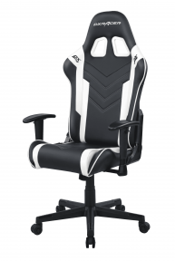 Купити Крісло геймерське DXRacer P Series GC-P132-NW-F2-NVF Black/White у Києві з доставкою по Україні | vincom.com.ua