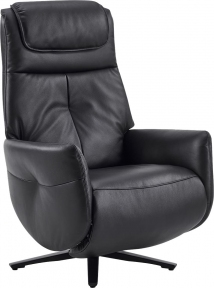 Купити Крісло-реклайнер Qlab RC268B Leather Black у Києві з доставкою по Україні | vincom.com.ua
