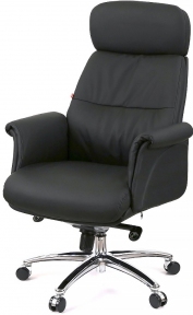 Купити Крісло офісне Аклас Драгобрат AL MB Шкіра LC-A Black/PU Black у Києві з доставкою по Україні | vincom.com.ua