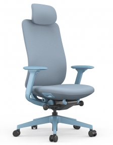 Купить Кресло офисное ANTLER EAN-001A BLUE эргономичное в Киеве с доставкой по Украине | vincom.com.ua