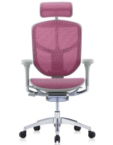 Купить Кресло офисное Comfort Seating ENJOY Elite 2 (EJE2-AG-HAM-5D-L, сетка T-168-B5 Pink) в Киеве с доставкой по Украине | vincom.com.ua