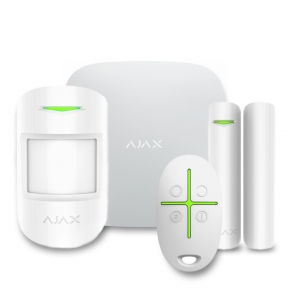 Купить Комплект беспроводной сигнализации Ajax StarterKit 2 white в Киеве с доставкой по Украине | vincom.com.ua