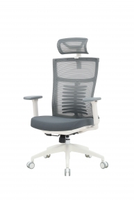 Купити Крісло офісне Officepro Balance OC550-W-DG-DG White/Dark Gray у Києві з доставкою по Україні | vincom.com.ua