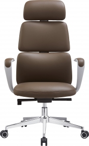 Купить Кресло компьютерное офисное OfficePro Delicate OC690BR PVC Brown в Киеве с доставкой по Украине | vincom.com.ua