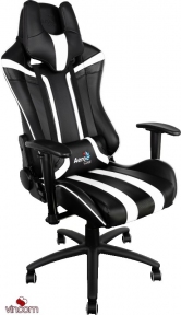 Купить Кресло AeroCool AC120BW Gaming Chair Black-White в Киеве с доставкой по Украине | vincom.com.ua