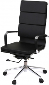 Купити Крісло офісне Аклас Кап soft PB D-TILT (OT-8002) Чорний у Києві з доставкою по Україні | vincom.com.ua