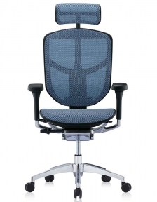 Купить Кресло офисное Comfort Seating ENJOY Elite 2 (EJE2-AB-HAM-5D-L, сетка T-168-B4 Cobalt) в Киеве с доставкой по Украине | vincom.com.ua