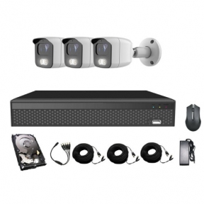 Купить Комплект AHD видеонаблюдения CoVi Security AHD-3W KIT + HDD500 в Киеве с доставкой по Украине | vincom.com.ua