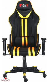 Купить Кресло геймерское GT Racer X-2504-M Black/Yellow в Киеве с доставкой по Украине | vincom.com.ua