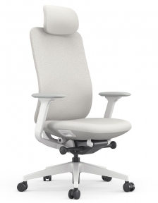 Купити Крісло офісне ANTLER EAN-001A WHITE ергономічне у Києві з доставкою по Україні | vincom.com.ua