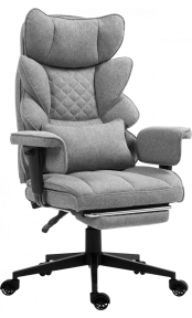 Купити Крісло офісне GT Racer B-2511 Fabric Gray у Києві з доставкою по Україні | vincom.com.ua
