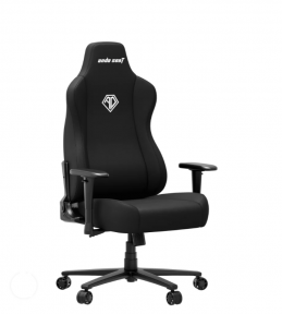 Купити Крісло геймерське Anda Seat Novis XL (AD23-XL-01-B-F) Black Fabric у Києві з доставкою по Україні | vincom.com.ua