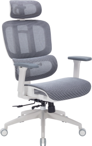 Купить Кресло офисное Officepro Skyline OC680-W-DG-DG White/Dark Gray в Киеве с доставкой по Украине | vincom.com.ua