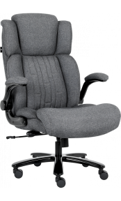 Купити Крісло офісне GT Racer B-5938 Fabric Dark Gray XL у Києві з доставкою по Україні | vincom.com.ua