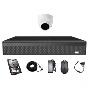Купить Комплект видеонаблюдения CoVi Security AHD-1D 5MP MasterKit + HDD500 в Киеве с доставкой по Украине | vincom.com.ua