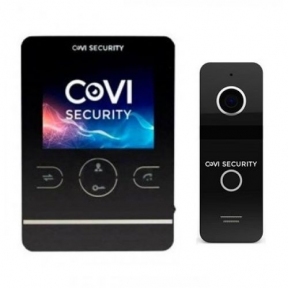 Купить Комплект видеодомофона CoVi Security HD-02M-B + Iron Black в Киеве с доставкой по Украине | vincom.com.ua