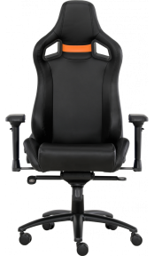 Купить Кресло геймерское GT RacerX-0714 BLACK/ORANGE в Киеве с доставкой по Украине | vincom.com.ua