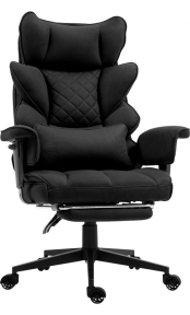 Купити Крісло офісне GT Racer B-2511 Fabric Black у Києві з доставкою по Україні | vincom.com.ua