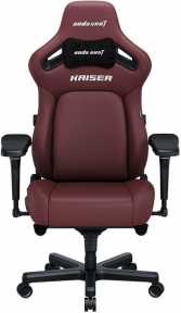 Купить Кресло геймерское Anda Seat Kaiser 4 Size XL PVC Maroon Premium в Киеве с доставкой по Украине | vincom.com.ua